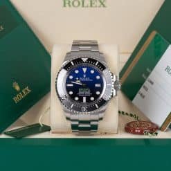 Alternative view of Rolex Deepsea 116660 D-Blue 44mm Steel Sea Dweller