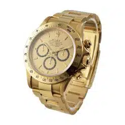 Rolex 16528 Daytona 40 mm 18k Yellow Gold Champagne Dial Zenith