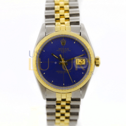 Rolex Date 34.5 mm Two-Tone 1512 Zephyr Bezel and Dial