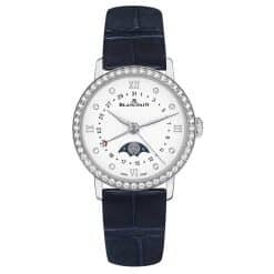 Blancpain 6106-4628-55a Villeret Quantieme Phases de Lune 29.2mm Ladies Watch
