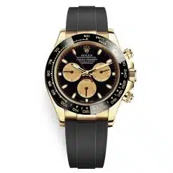 Rolex Cosmograph Daytona 116518LN Paul Newman Oysterflex Yellow Gold Mens Watch