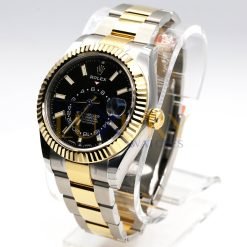 Alternative view of Rolex Sky-Dweller 326933-0002 Black Dial 18K Yellow Gold & Stainless Steel 42mm Watch