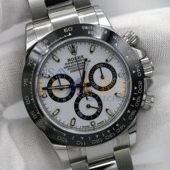 Alternative view of Rolex Cosmograph Daytona Panda 116500LN White Stainless Steel Mens Watch
