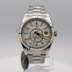 Alternative view of Rolex 326934-0001 Sky Dweller 42mm White Index Men's Watch