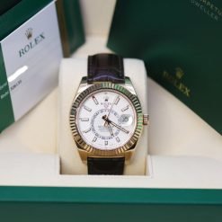 Alternative view of Rolex 326135 Sky Dweller 42mm Men's Watch White Index