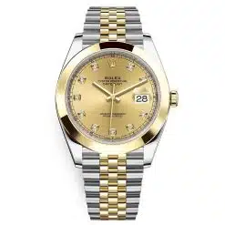 Rolex Datejust 126303-0012 Champagne Diamond Jubilee 41mm Steel and Yellow Gold Mens Watch