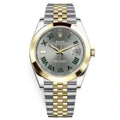 Rolex Datejust 126303 Slate Roman Jubilee 41mm Steel and Yellow Gold Mens Watch