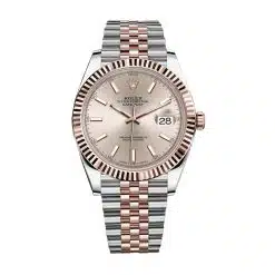 Rolex Datejust 126331-0010 Sundust Index Jubilee 41mm Steel and Everose Gold Watch