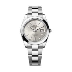 Rolex Datejust 126300-0003 Silver Index Oyster 41mm Stainless Steel Watch