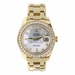 Rolex 18948 Day-Date Masterpiece MOP Diamond Dial & Bezel - 18kt Yellow Gold