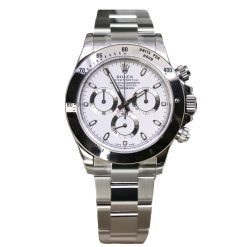 Rolex 116520 Cosmograph Daytona Stainless Steel APH White Dial Men's Watch