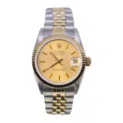 Rolex Datejust 68273 31mm 18k Yellow Gold And Stainless Steel Champagne Dial Watch