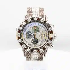 Breitling Super Avenger II Chronograph A1337111 With Customized Diamond And Rubies Bezel