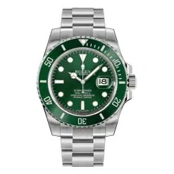 Rolex 116610LV Submariner Date 40mm Green Hulk Dial Watch