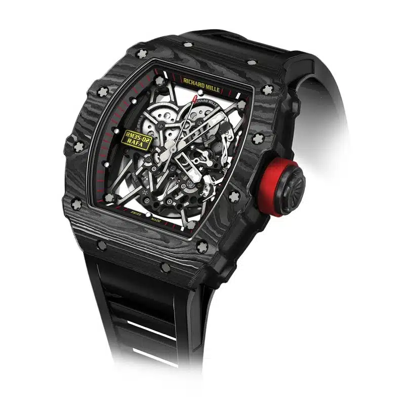 Richard Mille RM 35-02 Automatic Winding Black Strap Men's Luxury Watch