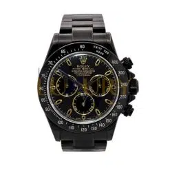 Rolex Daytona 116520 PVD Coated Stainless Steel Black Dial Watch