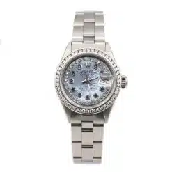 Rolex 6919 Datejust 26mm Stainless Steel Blue Mother of Pearl Dial Ladies Watch