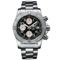 Breitling A1338111/BC33 170A Avenger II Black Dial Chronograph Stainless Steel Automatic Mens Watch