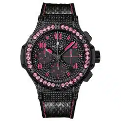 Hublot 341.sv.9090.pr.0933 Big Bang Black Fluo 41mm Ladies Limited Edition Watch