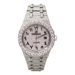 Audemars Piguet 15400ST Royal Oak Custom Diamond with Diamond Dial Watch