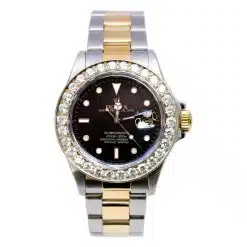 Rolex Submariner Diamond Bezel 16803 Two Tone Watch