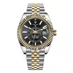 Rolex 326933 Sky-Dweller Black Dial Jubilee Bracelet Watch