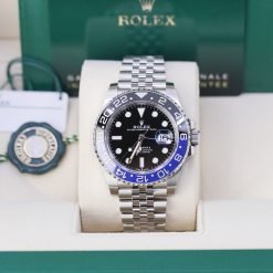 Alternative view of Rolex 126710BLNR GMT-Master II Batgirl Bezel Steel on Jubilee