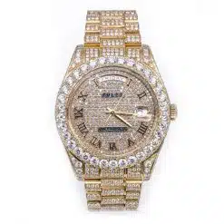 Rolex 218238 Day-Date II Full Diamonds Watch