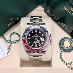 Alternative view of Rolex 126710BLRO GMT-Master II Blue And Red Pepsi Bezel Oyster Bracelet Watch