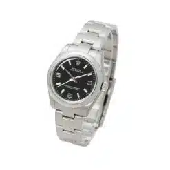 Rolex Oyster Perpetual 177200-6 Black Arabic Dial with Luminescent Markers 31mm Watch