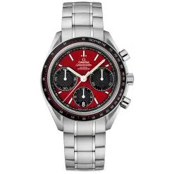 Omega 326.30.40.50.11.001 Speedmaster Racing Co-Axial Chronograph Red Dial Watch