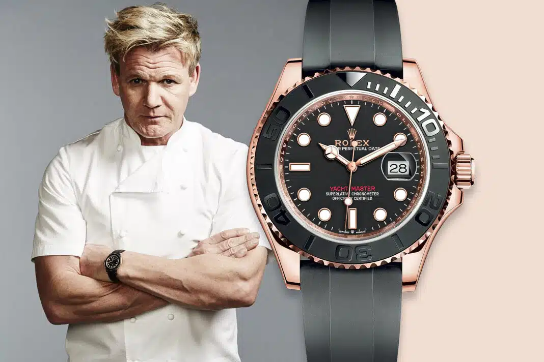 Gordon Ramsay wearing rolex 116655