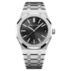 Audemars Piguet 15510ST.OO.1320ST.02 "50th Anniversary" Royal Oak Black Dial Watch