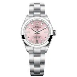 Rolex 276200-0004 Oyster Perpetual 28mm Pink Dial Oyster Stainless Steel Bracelet Watch
