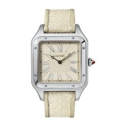 Cartier WGSA0036 Santos-Dumont White Dial