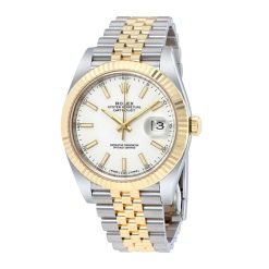 Rolex Datejust 126333 White Index Jubilee 41mm Stainless Steel and Yellow Gold