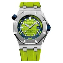 Audemars Piguet 15710ST.OO.A038CA.01 Royal Oak Offshore Diver Green Dial 42mm Watch