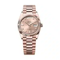 Rolex Day Date 128235-0009 Rosé-colour Diamonds Dial