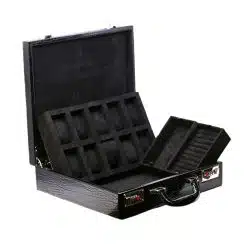 Black Briefcase for 10 Watches and Jewelry