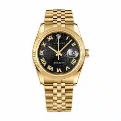 Rolex Datejust 116238-0073 Black Roman Dial