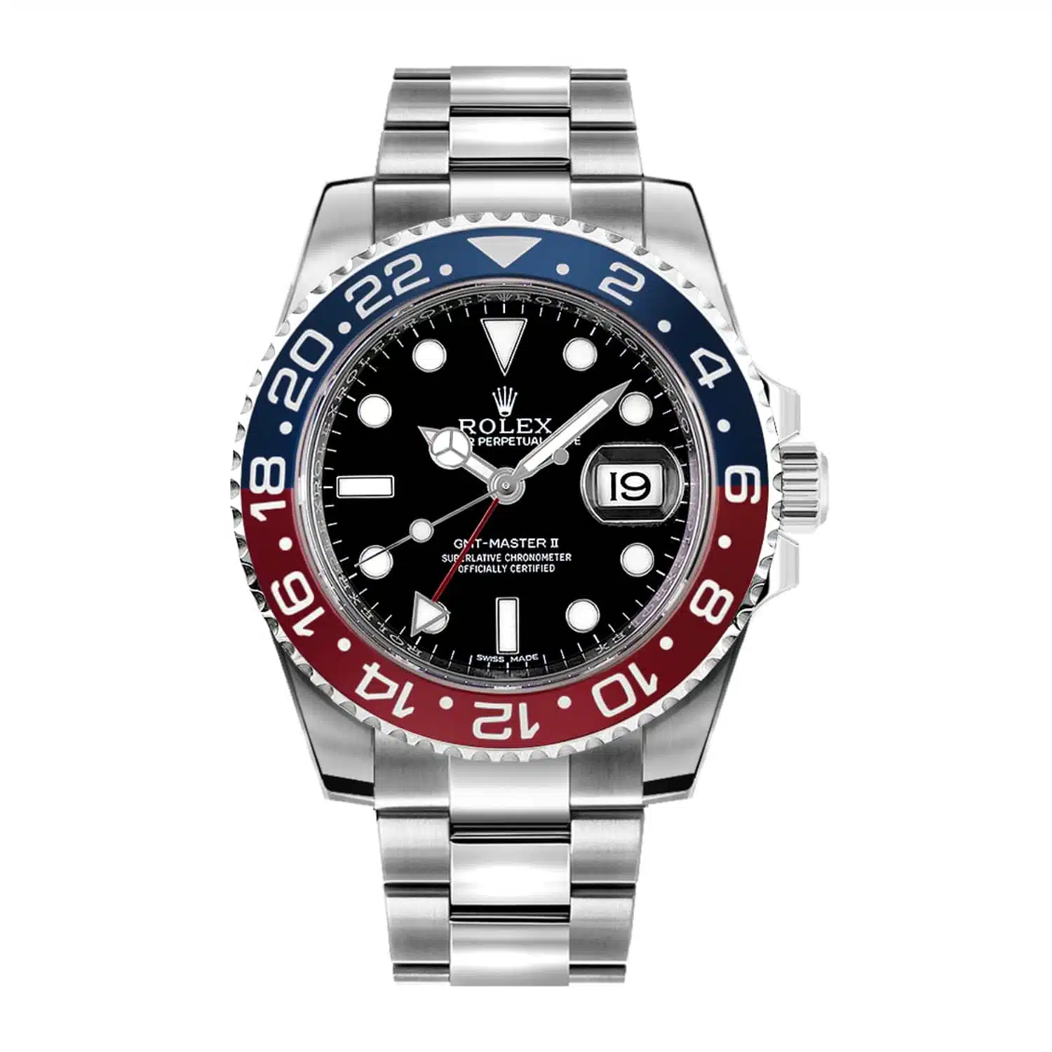 rolex gmt master ii 116719blro pepsi 18k white gold watch