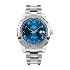 Rolex Datejust 116300-0004 Stainless Steel Blue Roman Dial