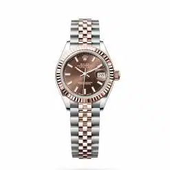 Rolex Lady-Datejust 279171 28mm Chocolate Index Jubilee Stainless Steel and Rose Gold