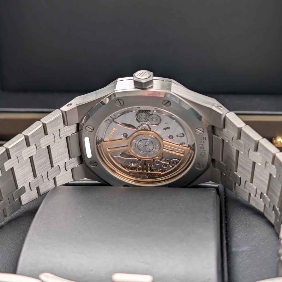 Audemars Piguet 15510ST.OO.1320ST.06 Royal Oak Blue Dial Stainless Steel Bracelet - Image 5