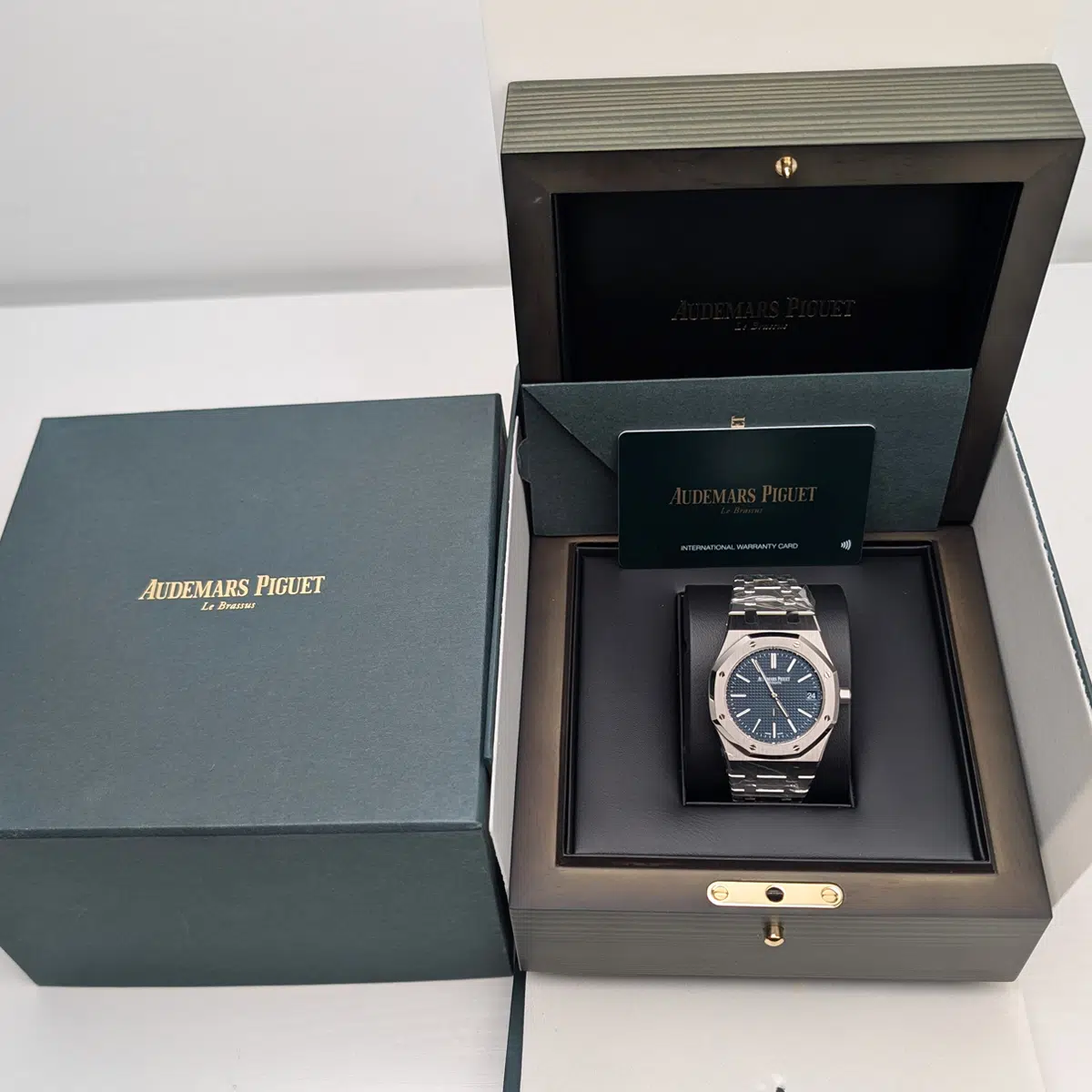 Audemars Piguet 16202ST.OO.1240ST.02 Royal Oak Blue Dial Stainless Steel Bracelet - Image 7
