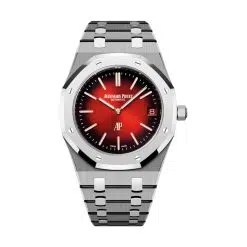 Audemars Piguet 16202XT.OO.1240XT.01 Royal Oak Smoked Burgundy 39mm Dial Titanium Bracelet Watch