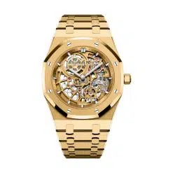 Audemars Piguet 16204BA.OO.1240BA.01 Royal Oak Yellow Gold Openworked 39mm Dial 18-Carat Yellow Gold Bracelet Watch