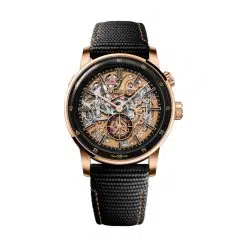 Audemars Piguet 26397NR.OO.D002KB.01 Code 11.59 Grande Sonnerie Supersonnerie Pink Gold Sapphire 41mm Dial Black Rubber-Coated Strap Watch