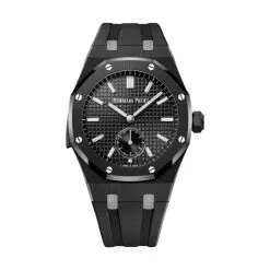 Audemars Piguet 26591CE.OO.D002CA.02 Royal Oak Black 42mm Dial Black Rubber Strap Watch