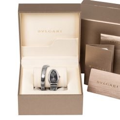 Alternative view of Bvlgari Serpenti 103434 Steel with diamonds 35mm Women's quartz Watch